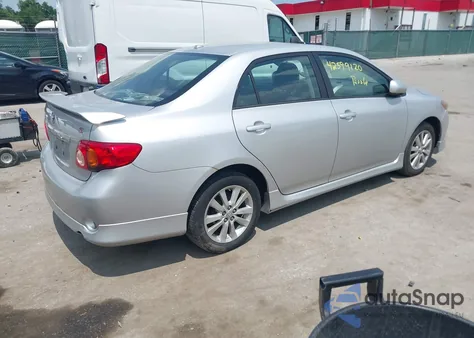2010 Toyota Corolla S из США, поврежденный, VIN 2T1BU4EE7AC467187